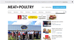 Desktop Screenshot of meatpoultry.com